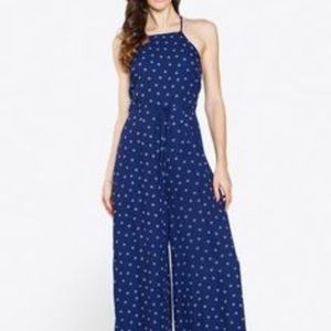 NWT Sugar lips wide leg halter jumpsuit MED